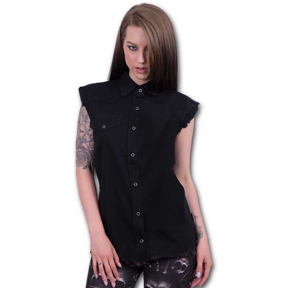 Spiral - URBAN FASHION Blouse - Zwart